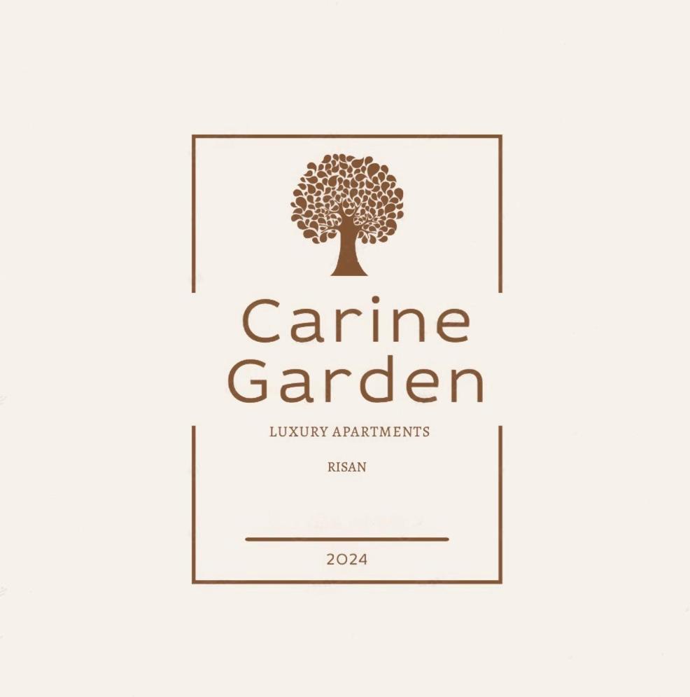 Apartamento Carine Garden Risan Exterior foto