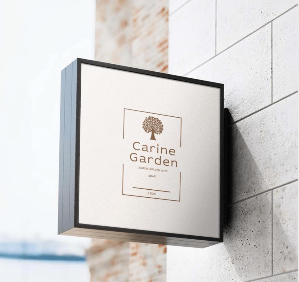 Apartamento Carine Garden Risan Exterior foto